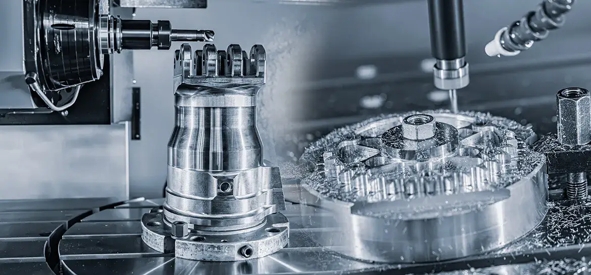CNC-Fräsen und -Drehen von Präzisionsteilen – Aluminium- und Stahlbearbeitung